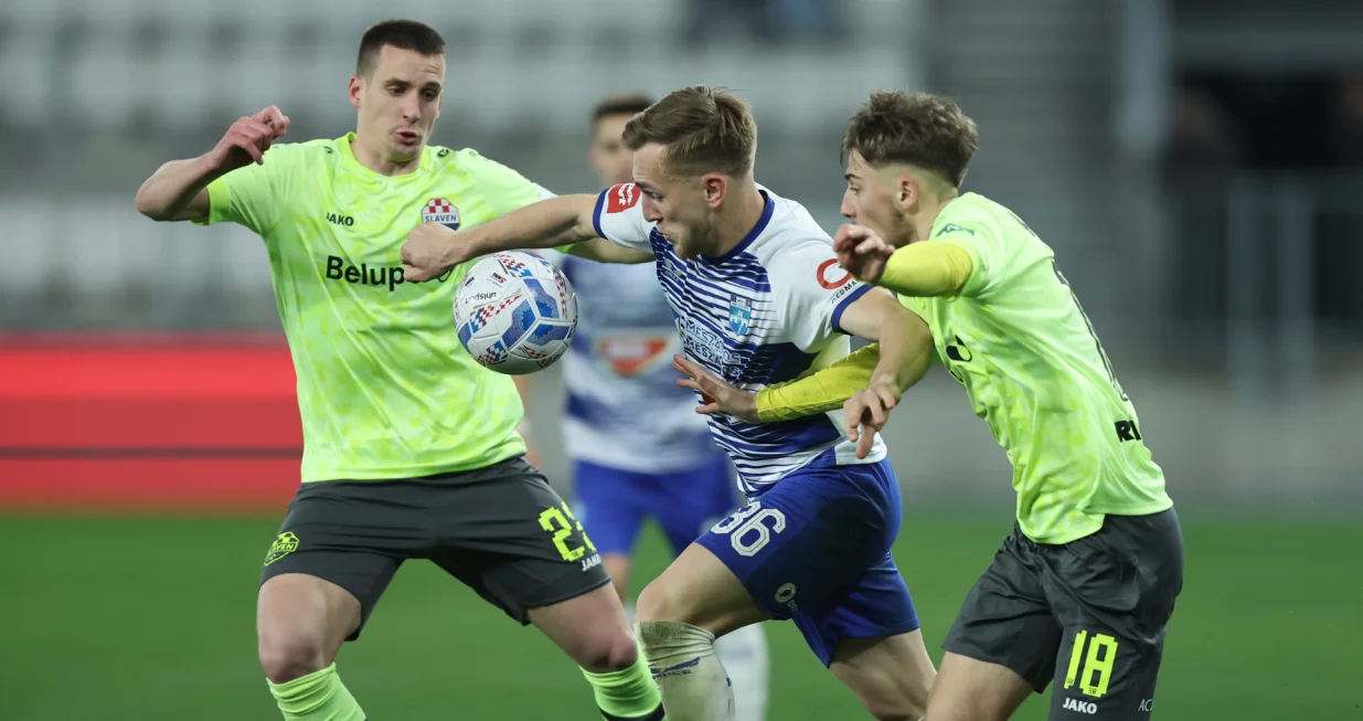 01.03.2025., stadion Opus Arena, Osijek - SuperSport HNL, 24. kolo, NK Osijek - NK Slaven Belupo, Photo: Davor Javorovic/PIXSELL