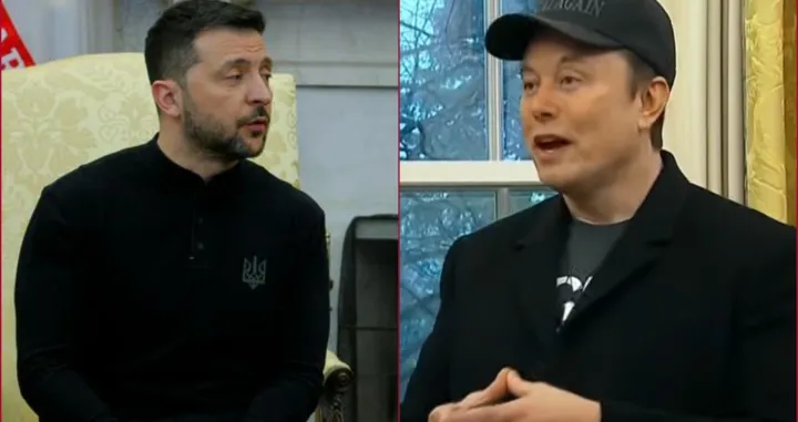 volodimir zelenski, elon musk, odijelo, bijela kuća//