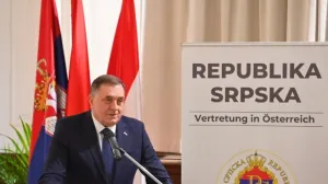 Milorad Dodik u Beču/Rtrs