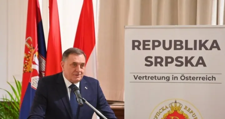 Milorad Dodik u Beču/Rtrs