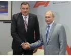 Dodik i Putin su se sastali u Sankt Petrburgu/Twitter/