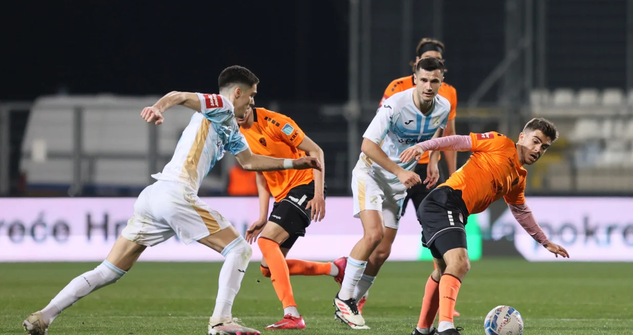 7.3.2025.., stadion Rujevica, Rijeka - SuperSport HNL, 24. kolo, HNK Rijeka - HNK Sibenik. Iker Pozo Photo: Nel Pavletic/PIXSELL