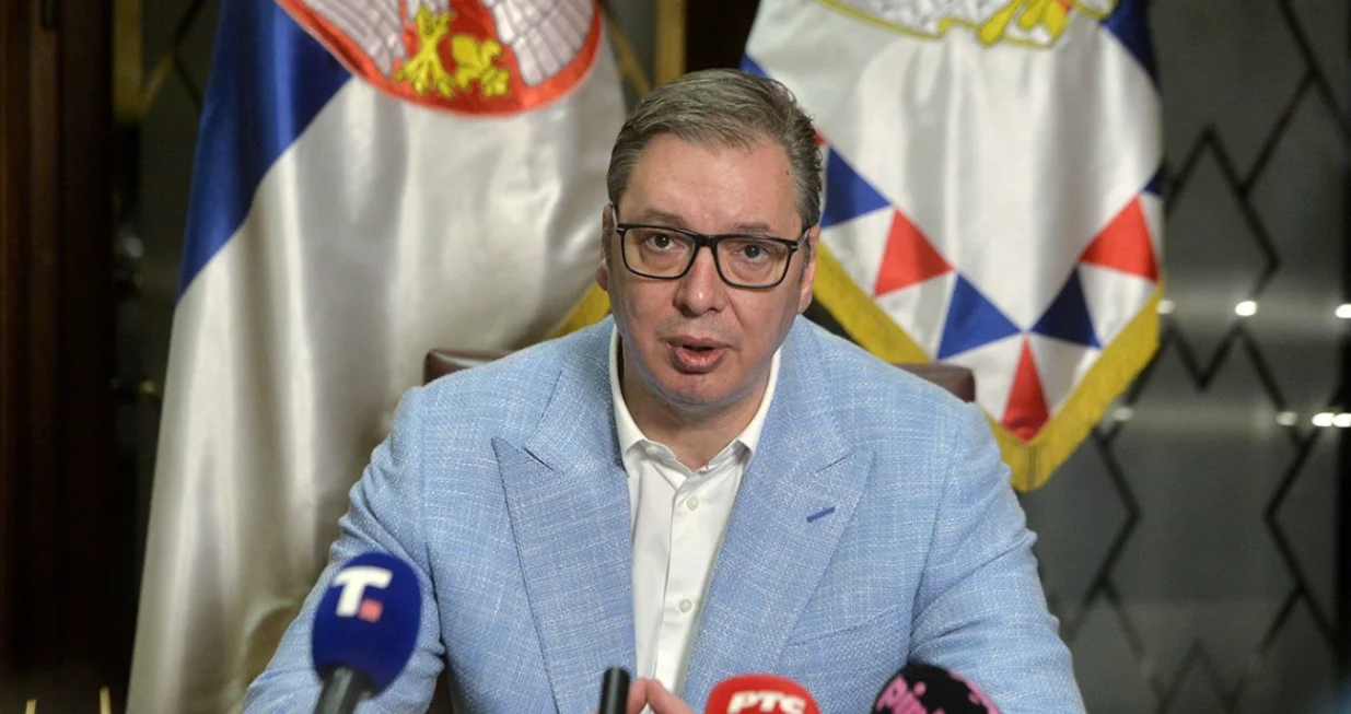 Aleksandar Vučić, predsjednik Srbije, vanredno obraćanje/Tanjug