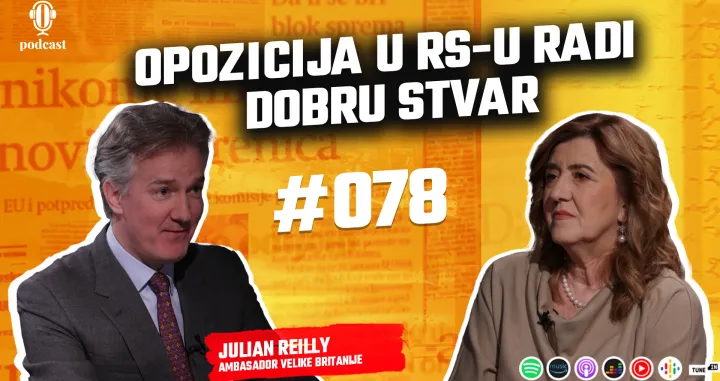 Direktno sa Vildanom Selimbegović ambasador Velike Britanije Julian Reilly/