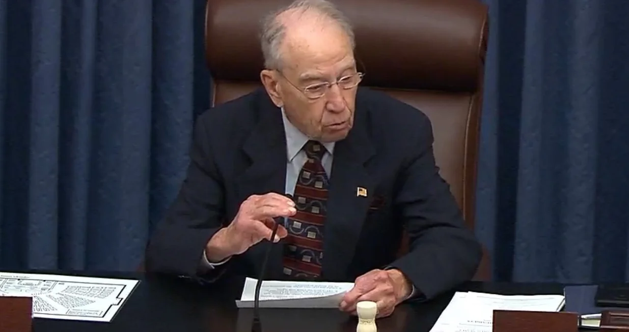 Sen. Chuck Grassley/ Screenshot/ Youtube/