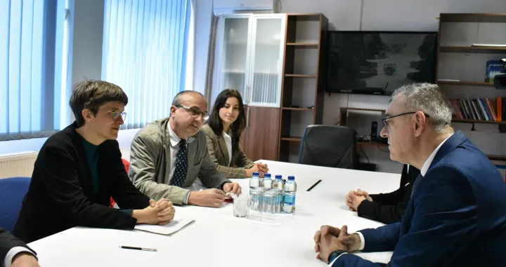 Anna Lurhmann, njemačka ministrica, sastala se sa predstavnicima SDS-a Milanom Miličevićem i Ognjenom Bodirogom/