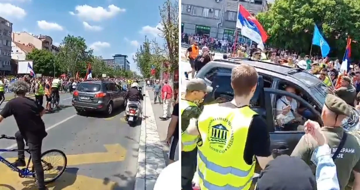 Zalijetanje vozila među građane/Demokratska Stranka Novi Sad