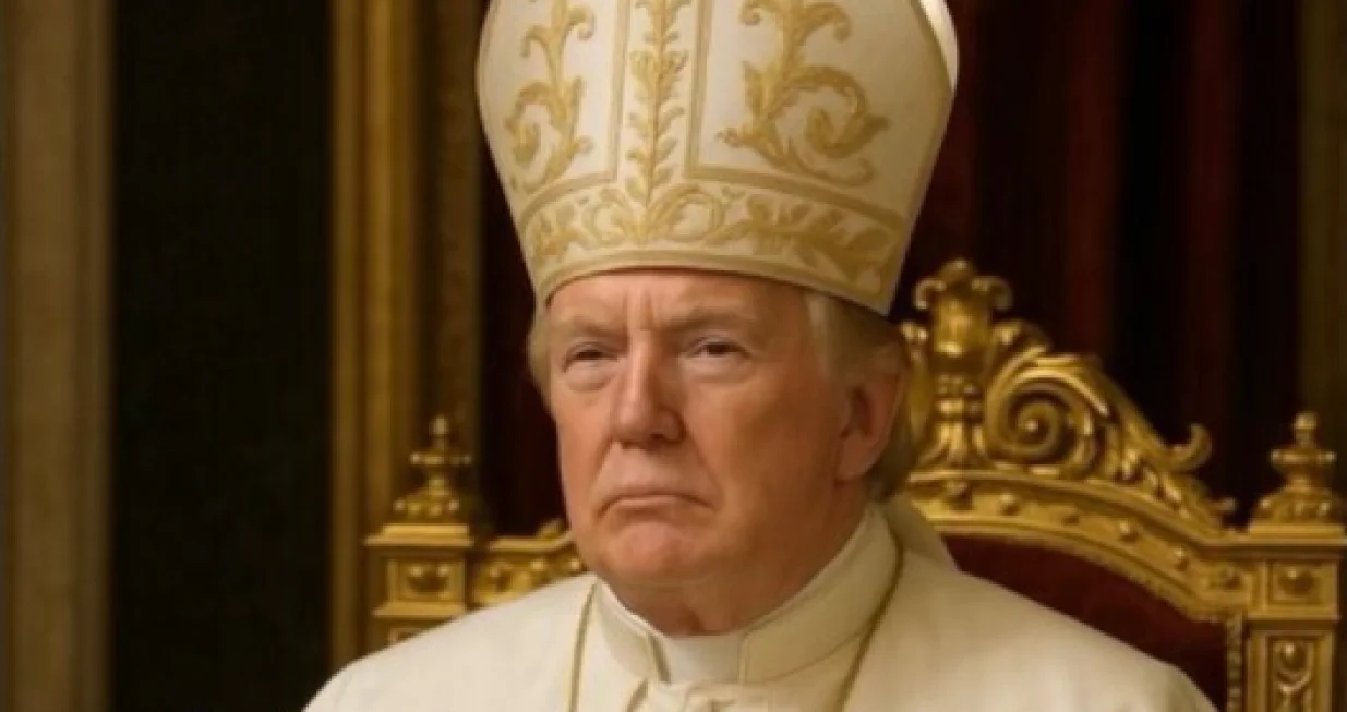 bijela kuća, donald trump, papa, ai slika, umjetna inteligencija/Screenshot