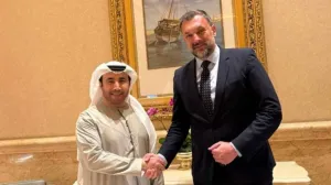 Konaković razgovarao sa predsjednikom Interpola Ahmedom Naserom Al-Raisijem//