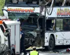 04.05.2025., Popovaca - Prometna nesrece u kojoj je sudjelovao autobus i osobni automobil. U nesreci su dvije osobe poginule te ih je nekoliko ozlijedjeno. Photo: Emica Elvedji/PIXSELL/Emica Elvedji/pixsell