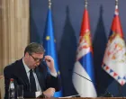 Beograd, Srbija - Srbijanski predsednik Aleksandar Vučić  (Milos Miskov - Anadolu Agency)/�