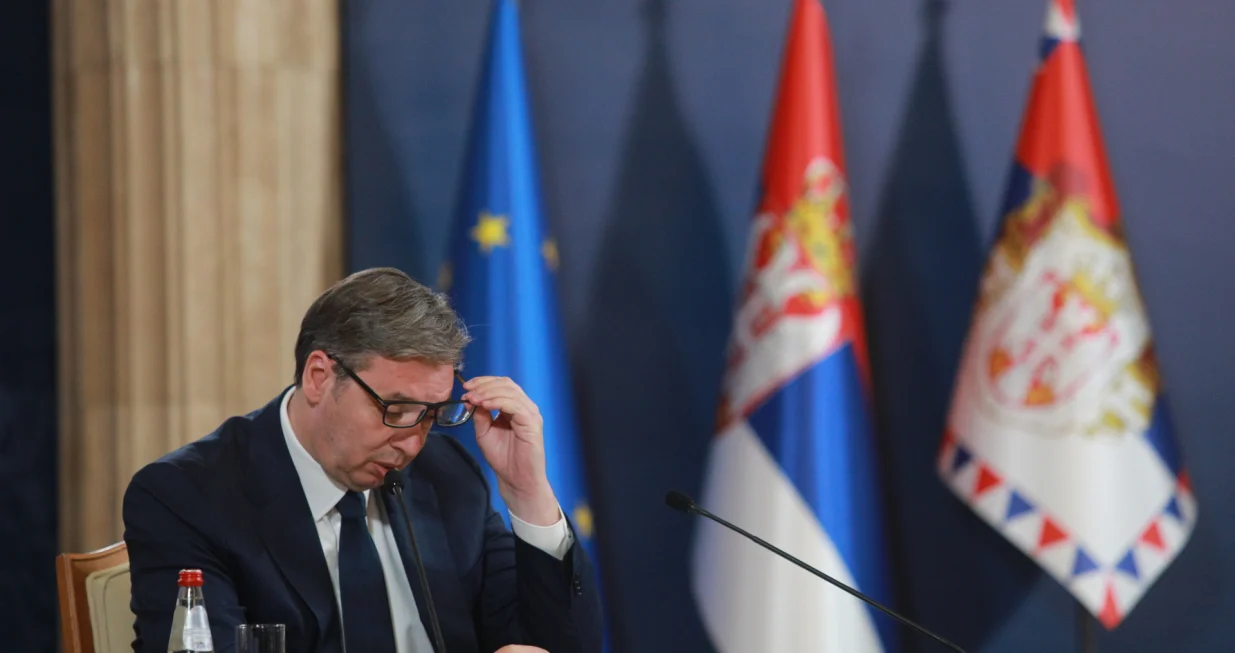 Beograd, Srbija - Srbijanski predsednik Aleksandar Vučić (Milos Miskov - Anadolu Agency)/�