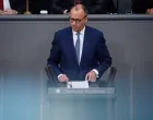 epa10364726 Chairman of the Christian Democratic Union (CDU) party and faction Friedrich Merz speaks at the Parliament building in Berlin, Germany, 14 December 2022. German Chancellor Olaf Scholz addressed German MPs regarding the upcoming European Council on 15 and 16 December 2022, and to the EU-ASEAN Summit on 14 December 2022. EPA/CLEMENS BILAN/Clemens Bilan