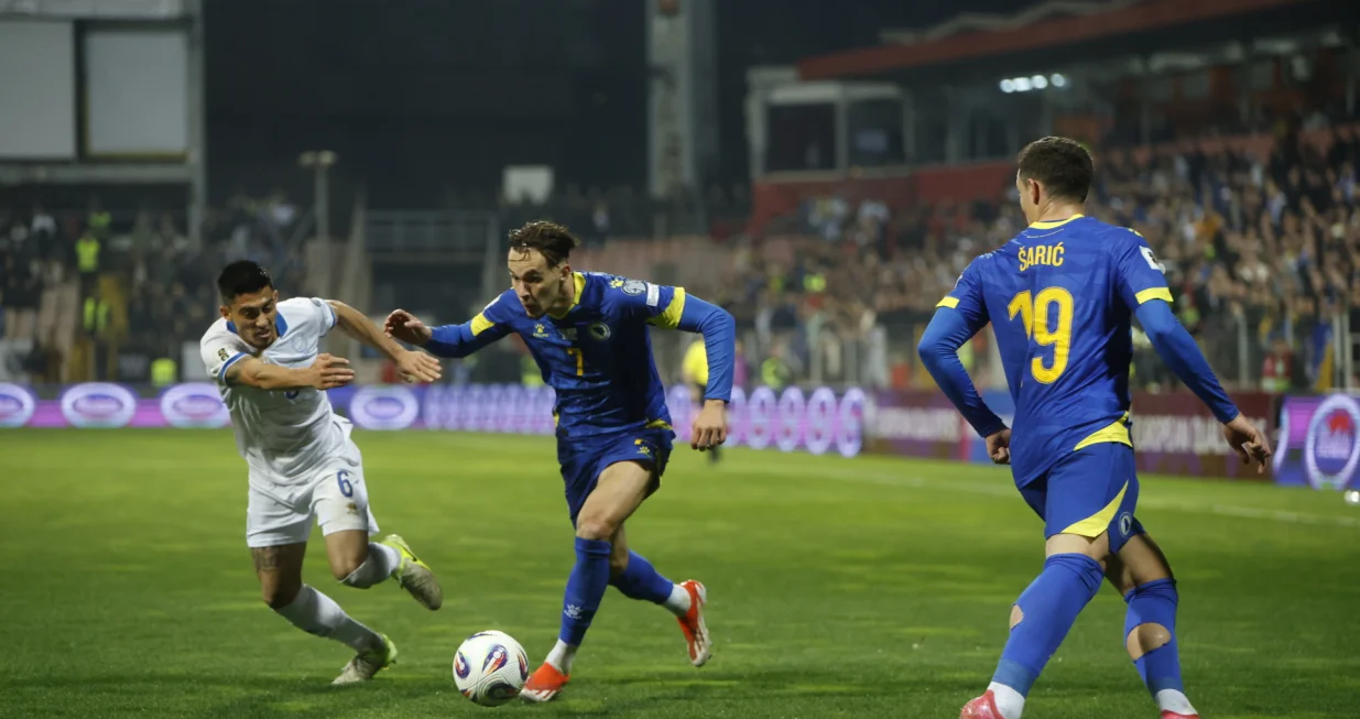 Fudbalska reprezentacija BiH - Kipar (FOTO: Damir Deljo/Oslobođenje)