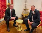 Aleksandar Vučić i Milorad Dodik, sastanak u Kremlju, Moskva/RTRS/