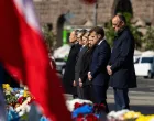 Njemački kancelar Friedrich Merz, francuski predsjednik Emmanuel Macron, poljski premijer Donald Tusk i britanski premijer Keir Starmer doputovali su u Kijev vozom//