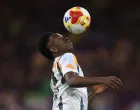 Soccer Football - Copa del Rey - Final - FC Barcelona v Real Madrid - Estadio de La Cartuja, Seville, Spain - April 26, 2025 Real Madrid's Vinicius Junior during the warm up before the match REUTERS/Borja Suarez
