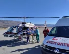 Pacijent prevezen helikopterom/Facebook//