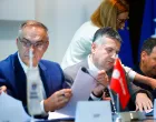 Sporazum stranaka na nivou države BiH o uspostavi nove koalicije, dvije trojke iz RS i FBiH - SDS, PDP, SDP, NiP, NS, ZPR, te NES, Naprijed, ZNG, zgrada Parlamenta/Damir Deljo