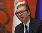 Beograd, Srbija - 13. maj 2025: Predsjednik Evropskog vijeća Antonio Costa u okviru turneje po Zapadnom Balkanu, boravi u posjeti Srbiji. Costu je u Beogradu uz državne počasti primio predsjednik Srbije Aleksandar Vučić (Amir Hamzagic - Anadolu Agency)/