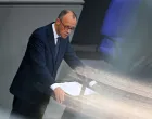 German Chancellor Friedrich Merz delivers a speech during a plenum session of the lower house of parliament, the Bundestag, in Berlin, Germany May 14, 2025. REUTERS/Annegret Hilse/Annegret Hilse