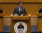 Nebojša Vukanović na sjednici NSRS-a/Prtsc