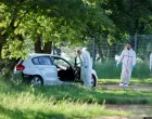 14.05.2025., Djuba, Umag - Kod mjesta Djuba pronadjene su dvije mrtve osobe. Prema prvim informacijama muskarac je u zensku osobu ispalio dva hica te je usmrtio, a nakon toga je pocinio samoubojstvo. Policijski ocevid je u tijeku. Photo: Srecko Niketic/PIXSELL/Srecko Niketic/pixsell