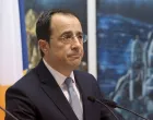 epa09677096 Cypriot Foreign Minister Nikos Christodoulides attends a joint news conference with Kuwaiti Foreign Minister Sheikh Ahmed Nasser Al-Mohammed Al-Sabah following their meeting at the Ministry of Foreign Affairs, in Nicosia, Cyprus, 10 January 2022. EPA/KATIA CHRISTODOULOU/Katia Christodoulou