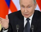 Russian President Vladimir Putin speaks during a joint media statement with Malaysian Prime Minister Anwar following their talks at the Kremlin in Moscow, Russia May 14, 2025. Alexander Nemenov/Pool via REUTERS/Alexander Nemenov