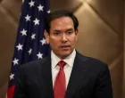 U.S. Secretary of State Marco Rubio speaks to the members of press, following NATO foreign ministers' informal meeting, in Antalya, Turkey May 15, 2025. REUTERS/Umit Bektas/Pool/Umit Bektas