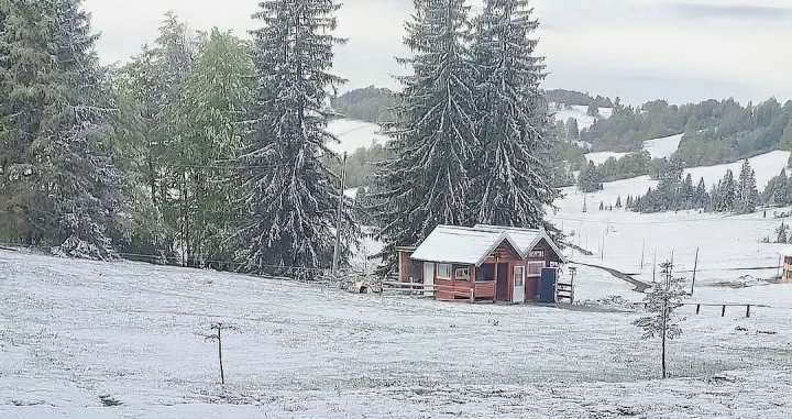 Bijele pahulje na Vučijem Polju/BHMeteo/Facebook//
