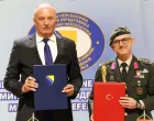 SARAJEVO, 16. maja (FENA) - Svečana primopredaje antidron sistema Kangal, kojeg Ministarstvo nacionalne odbrane Republike Turske donira za Oružane snage Bosne i Hercegovine, bit će održana danas u kasarni OS BiH "Rajlovac" u Sarajevu. (Foto FENA/Harun Muminović)/Harun Muminović