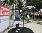 Protest upozorenja Sindikata radnika trgovine i uslužnih djelatnosti BiH zbog najave uvođenja radnih nedjelja/Senad Gubelić