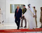 U.S. President Donald Trump meets Qatar's Emir Tamim bin Hamad Al Thani, in Doha, Qatar, May 14, 2025. REUTERS/Brian Snyder/Brian Snyder