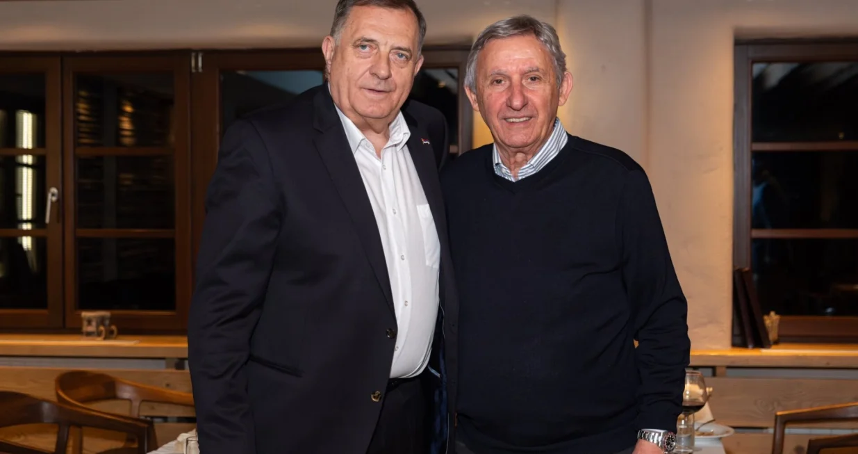 Milorad Dodik i Svetislav Pešić