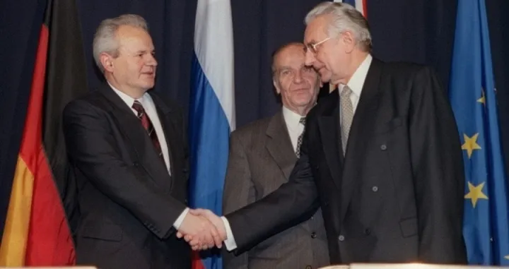 Milošević, Tuđman i Izetbegović/