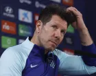 epa10380099 Atletico Madrid's head coach Diego Simeone addresses a press conference following the team's training session in Majadahonda, Madrid, Spain, 28 December 2022. Atletico Madrid will be facing Elche in a Spanish LaLiga soccer match on 29 December 2022. EPA/Juan Carlos Hidalgo