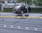 Policija je na mjestu nesreće/Sanel Konjhodžić