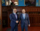 MOSKVA (AA) - Turski ministar vanjskih poslova Hakan Fidan sastao se u utorak s ruskim ministrom vanjskih poslova Sergejem Lavrovom u Moskvi. (Arda Küçükkaya - Anadolu Agency)/