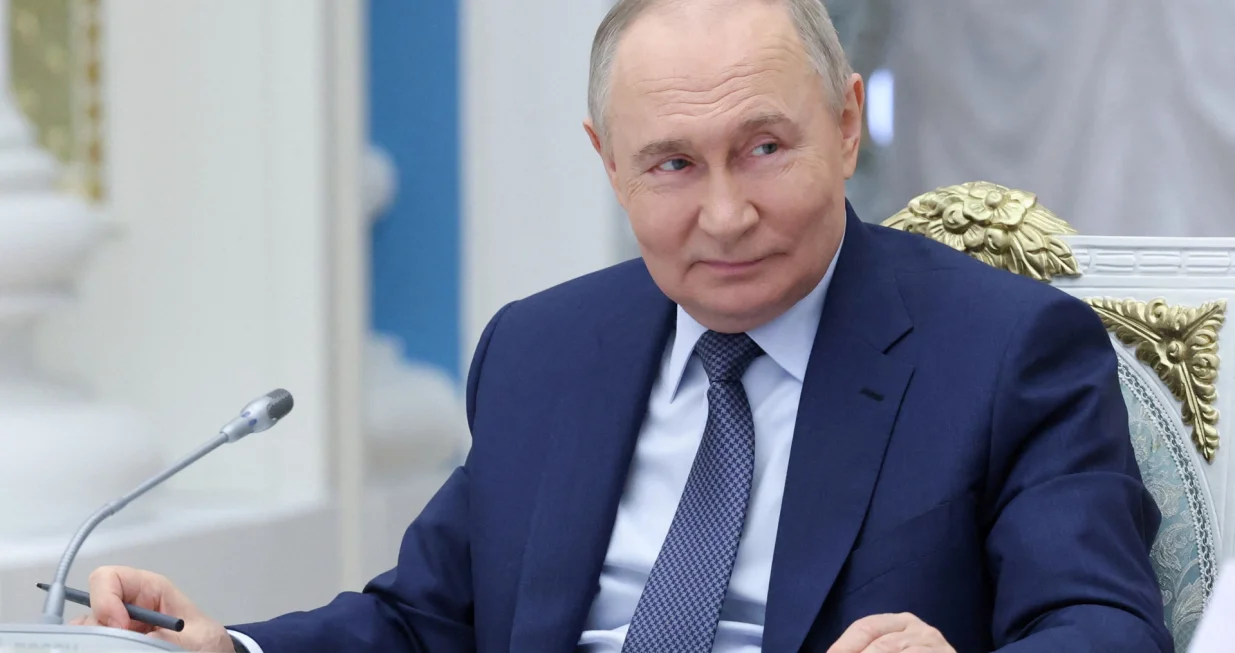 FILE PHOTO: Russian President Vladimir Putin chairs a meeting of the supervisory board of the Russia - Land of Opportunity organisation in Moscow, Russia, May 27, 2025. Sputnik/Alexander Kazakov/Pool via REUTERS ATTENTION EDITORS - THIS IMAGE WAS PROVIDED BY A THIRD PARTY./File Photo/Alexander Kazakov