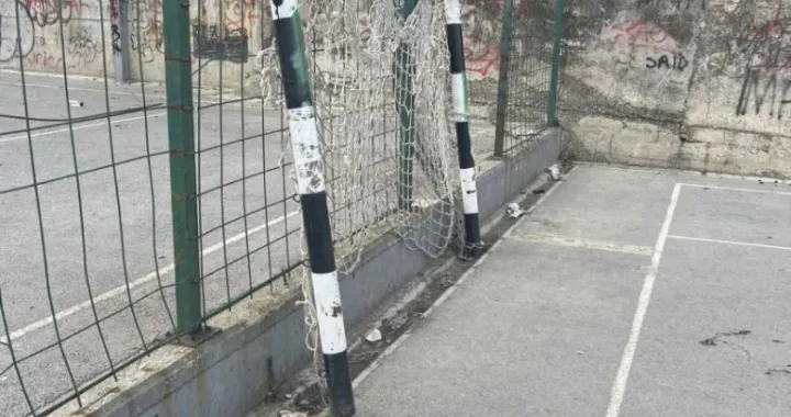 Gol, konstrukcija, pad konstrukcije gola, igralište/Rtv Vogošća