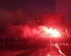 Delije na stadionu Partizana