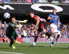 Soccer Football - Premier League - Ipswich Town v Brentford - Portman Road, Ipswich, Britain - May 10, 2025 Ipswich Town's Liam Delap misses a chance to score REUTERS/David Klein EDITORIAL USE ONLY. NO USE WITH UNAUTHORIZED AUDIO, VIDEO, DATA, FIXTURE LISTS, CLUB/LEAGUE LOGOS OR 'LIVE' SERVICES. ONLINE IN-MATCH USE LIMITED TO 120 IMAGES, NO VIDEO EMULATION. NO USE IN BETTING, GAMES OR SINGLE CLUB/LEAGUE/PLAYER PUBLICATIONS. PLEASE CONTACT YOUR ACCOUNT REPRESENTATIVE FOR FURTHER DETAILS..