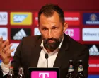 epa10027837 Bayern Munich sporting director Hasan Salihamidzic at a press conference during the presentation of Sadio Mane as a new signing for Bayern Munich, Munich, 22 June 2022. The Senegalese international left Liverpool FC after six years to join the German champions on a three-year contract. EPA/MARTIN DIVISEK