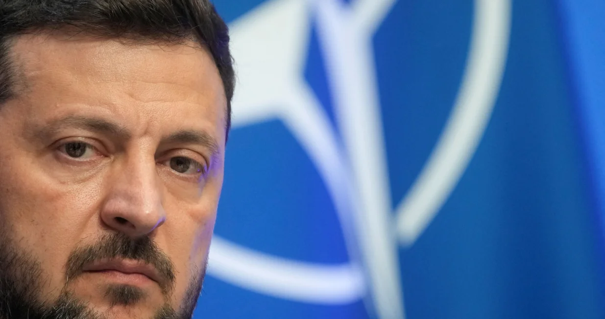 Ukraine's President Volodymyr Zelenskiy attends a press conference, on the day of the NATO Bucharest Nine (B9) meeting, in Vilnius, Lithuania, June 2, 2025. REUTERS/Ints Kalnins TPX IMAGES OF THE DAY/Ints Kalnins
