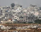 FILE PHOTO: A general view of destruction in North Gaza, as seen from the Israeli side of the Israel-Gaza border, May 17, 2025. REUTERS/Amir Cohen/File Photo/Amir Cohen