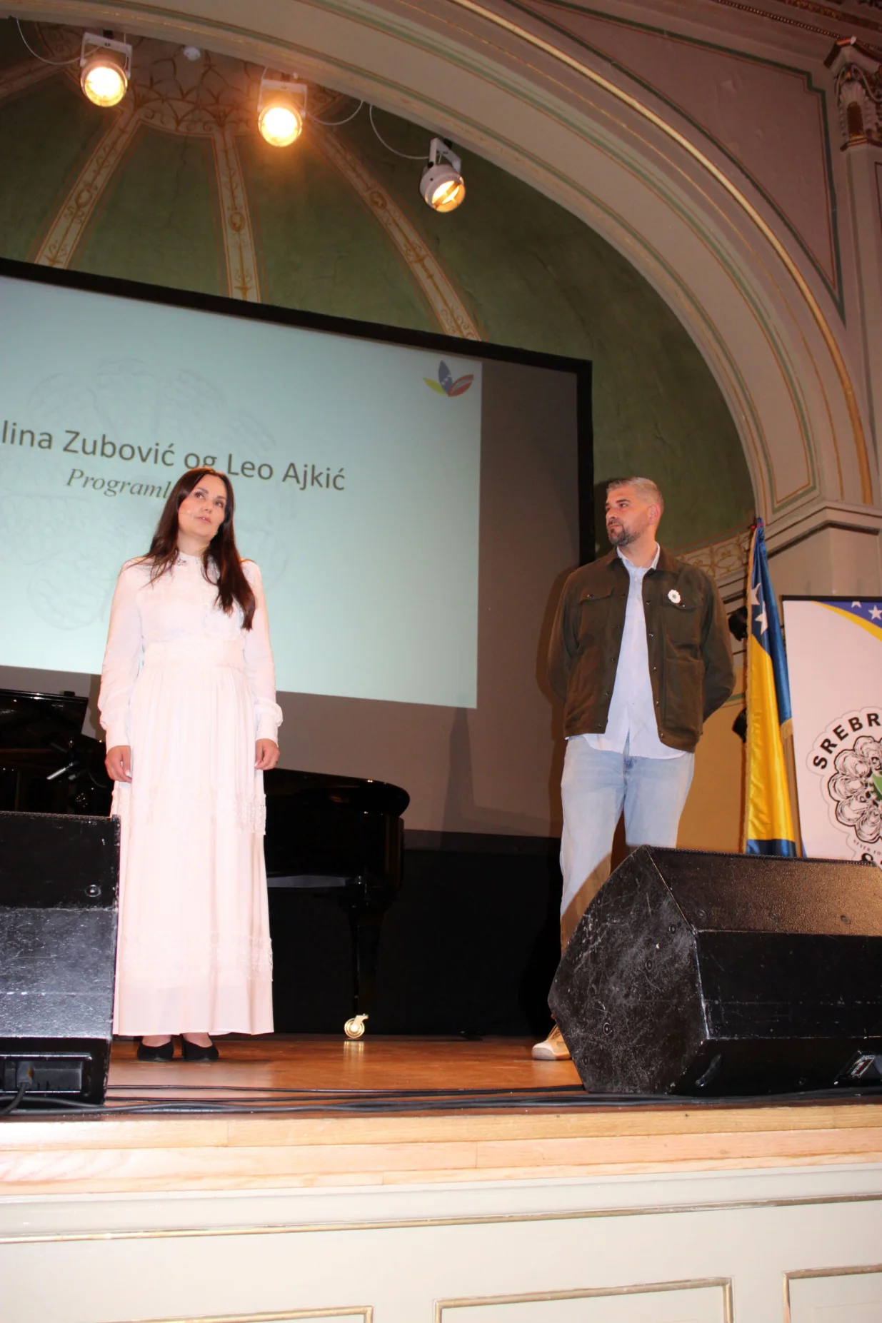 Adelina Zubović i Leo Ajkić; Komemoracija povodom obilježavanja 30. godišnjice genocida u Srebrenici održana je u prestižnoj dvorani Gamle Logen, u Oslu/Fahro Konjhodžić