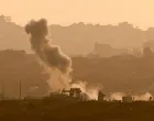 Smoke rises from Gaza after an explosion, as seen from Israel, June 4, 2025. REUTERS/Amir Cohen/Amir Cohen