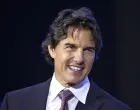 epa10022253 US actor Tom Cruise attends the premiere of 'Top Gun: Maverick' at Lotte World Tower Special Outdoor Stage in Seoul, South Korea, 19 June 2022. The movie will open in South Korean theaters on 22 June. EPA/JEON HEON-KYUN/Jeon Heon-kyun