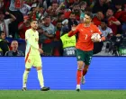 Soccer Football - Nations League - Final - Portugal v Spain - Allianz Arena, Munich, Germany - June 8, 2025 Portugal's Cristiano Ronaldo celebrates scoring their second goal REUTERS/Kai Pfaffenbach